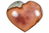 Wide, Polychrome Jasper Heart - Madagascar #239087-1